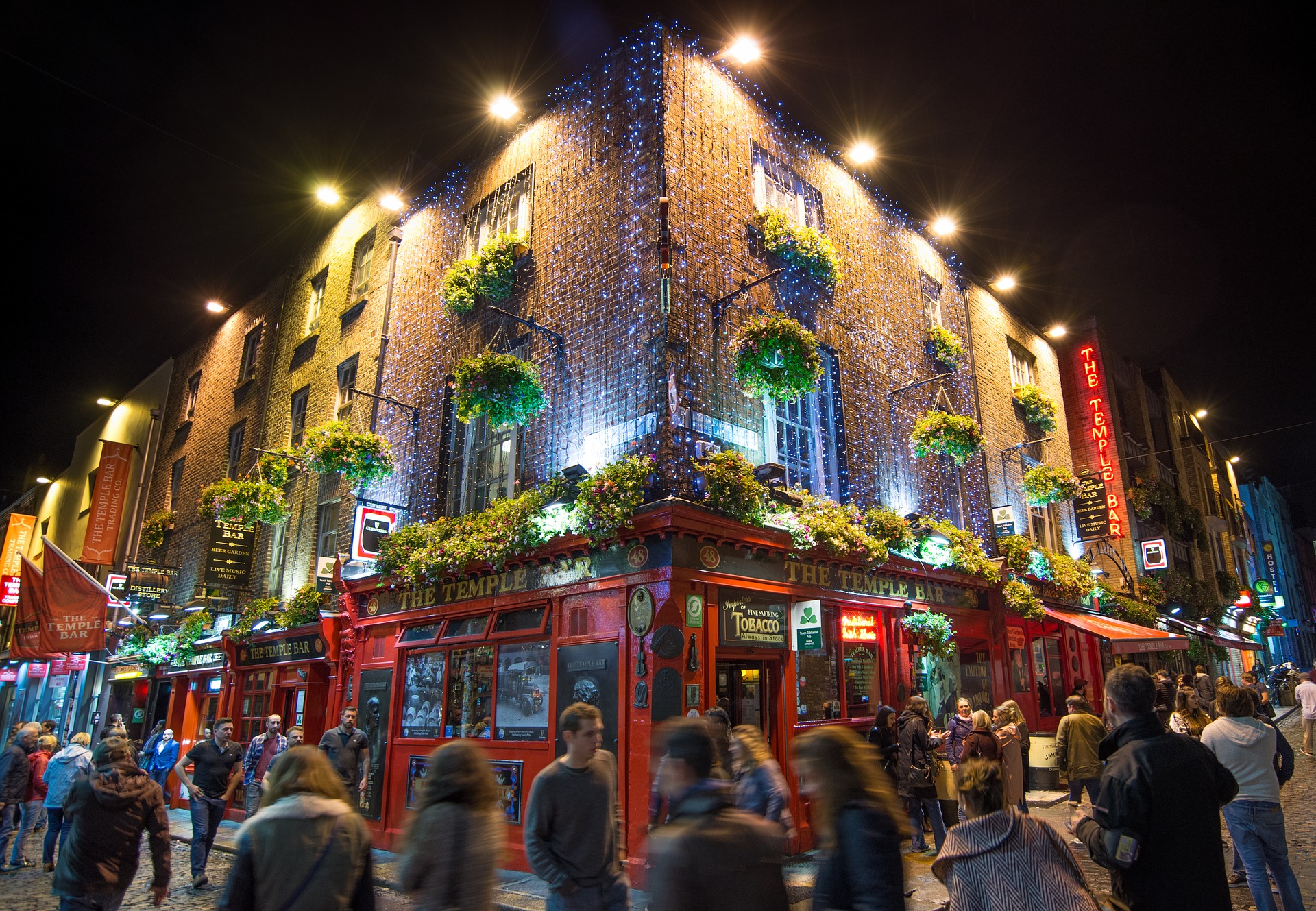 Temple Bar bei Nacht