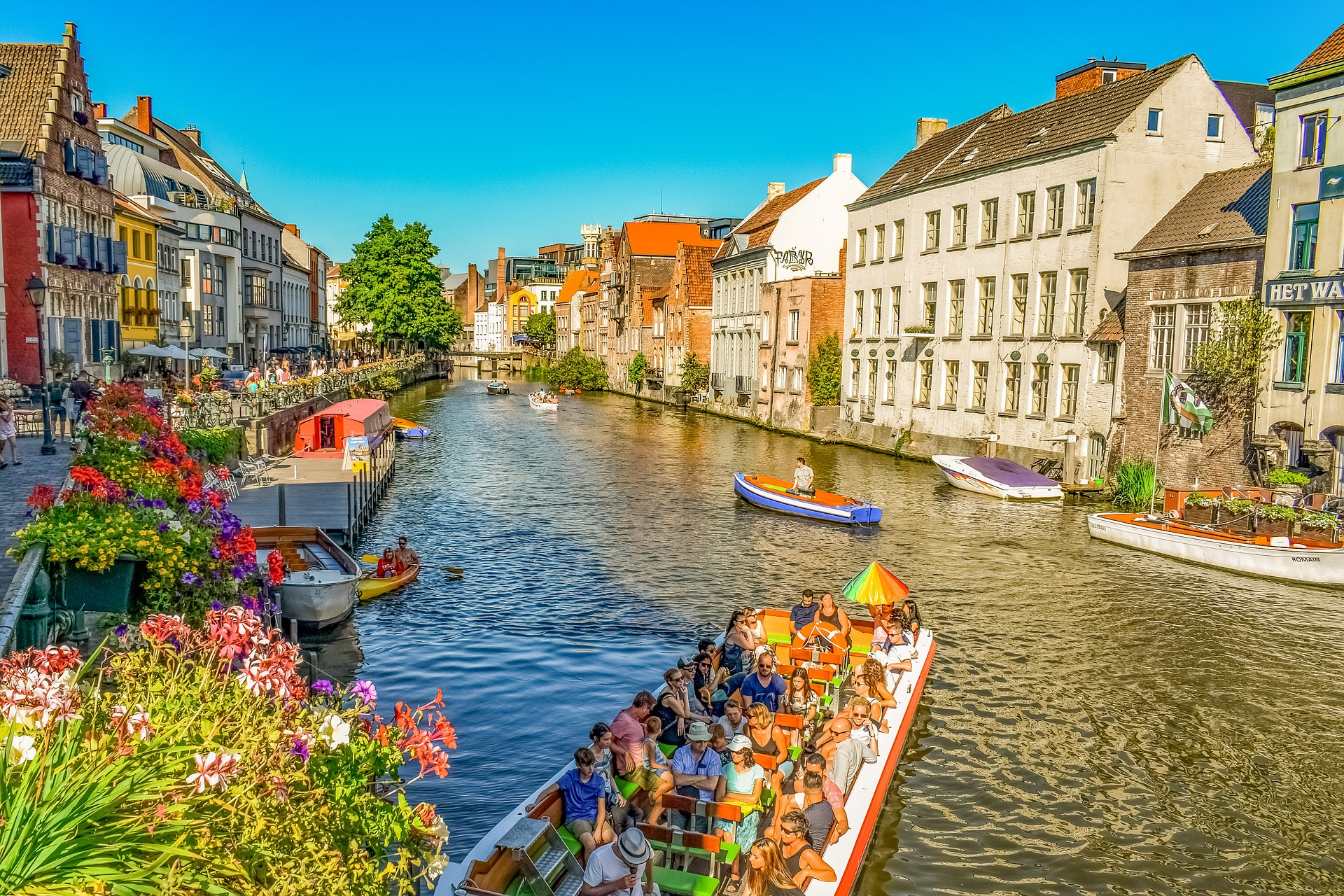 Kanal in Gent