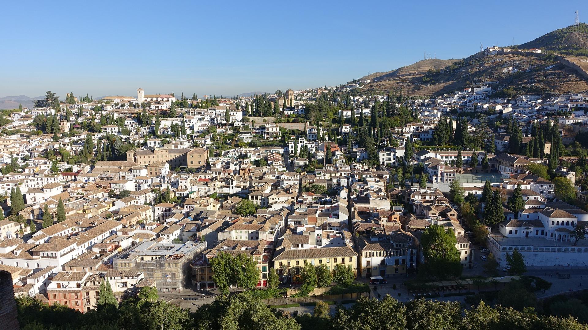 Granada Blick auf Stadtteil