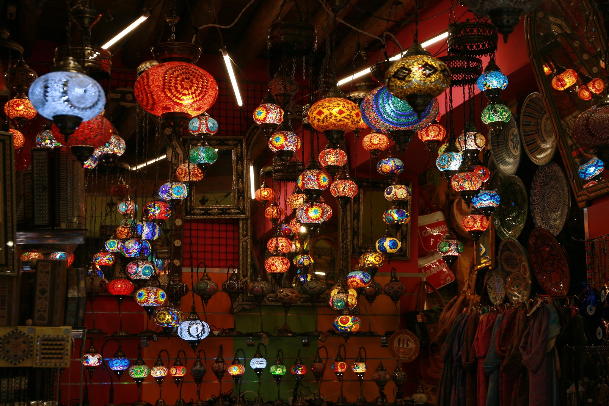 Lampengeschäft in Alceicería