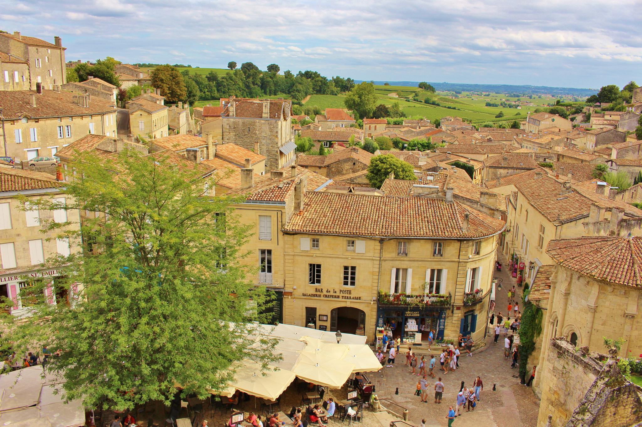 Blick über Saint-Emilion