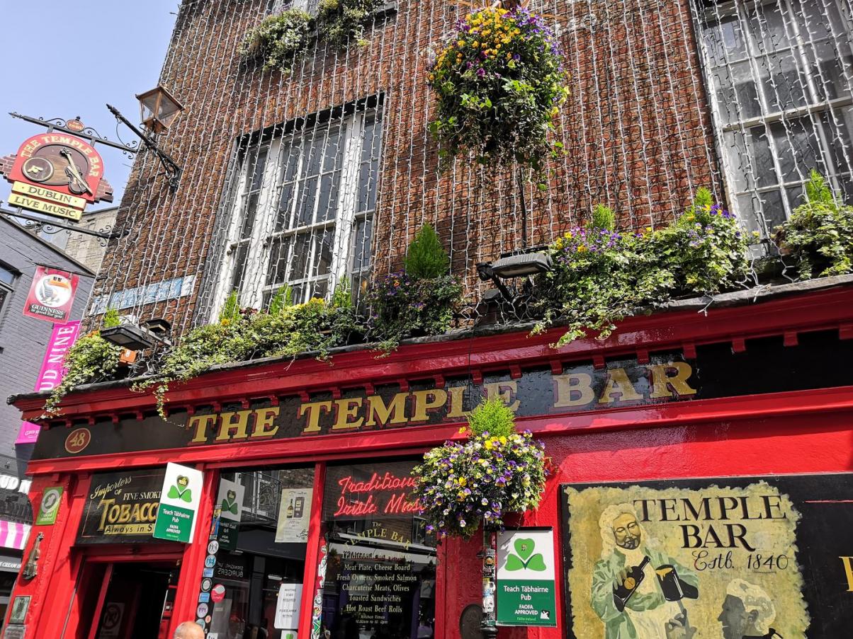 Temple Bar Dublins Vergnügungsviertel