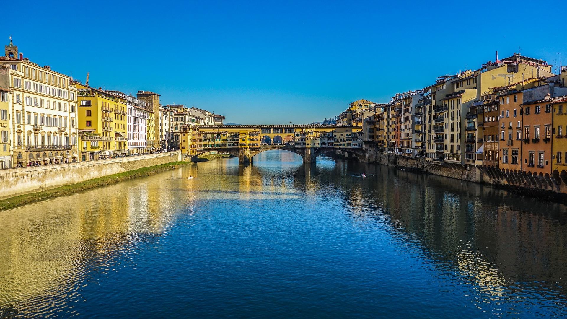 Blick auf die Ponte Vecchio