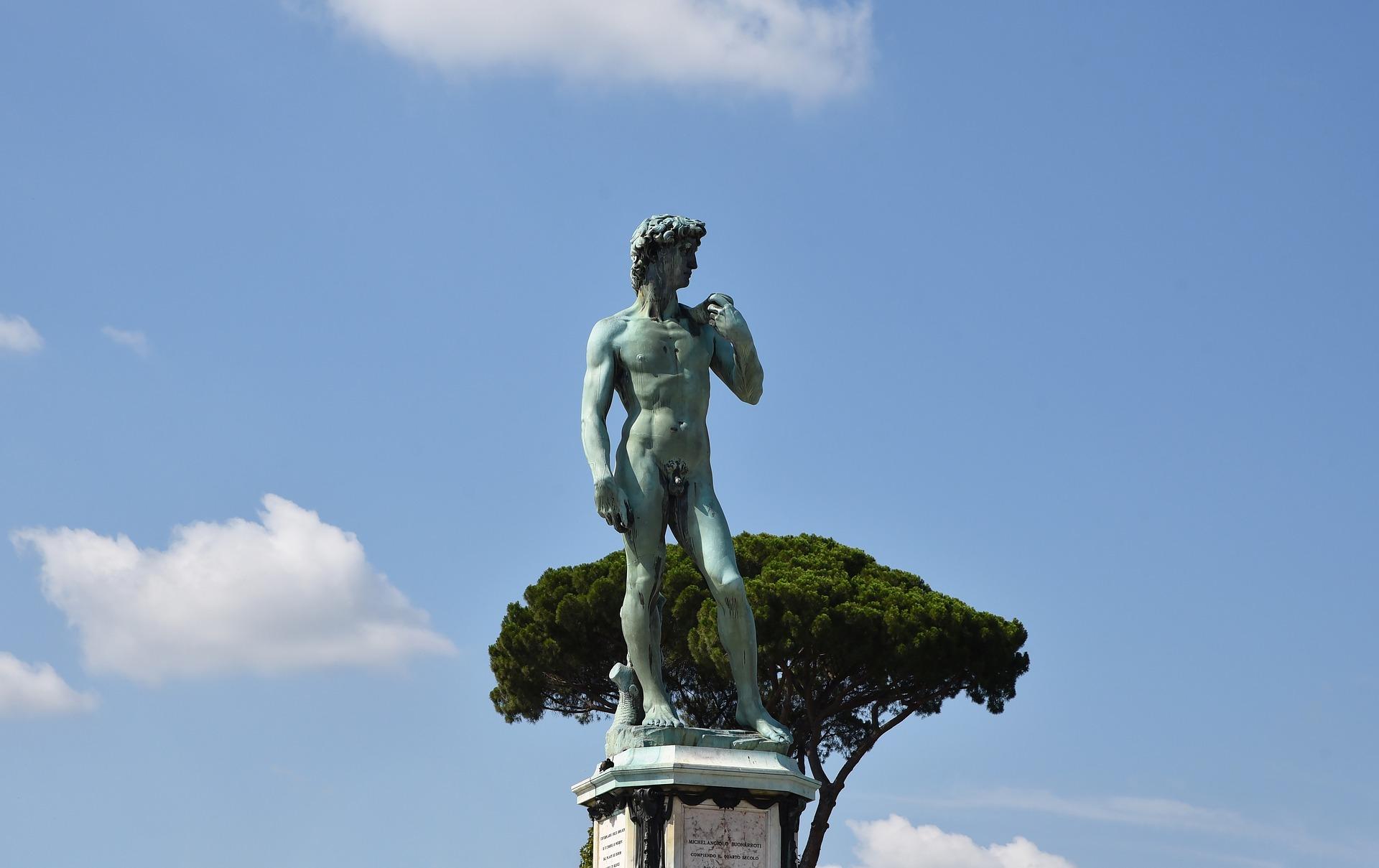 Replik der David-Statue auf der Piazzale Michelangelo