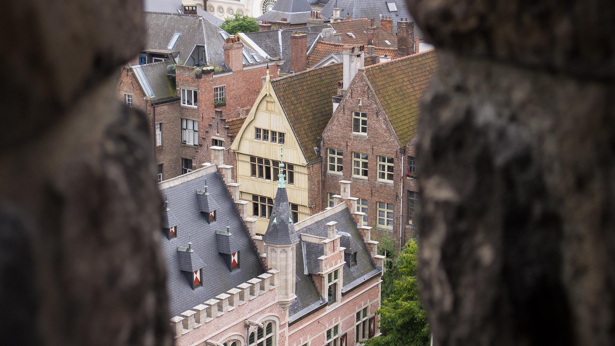 Ausblick von Burg Gravensteen
