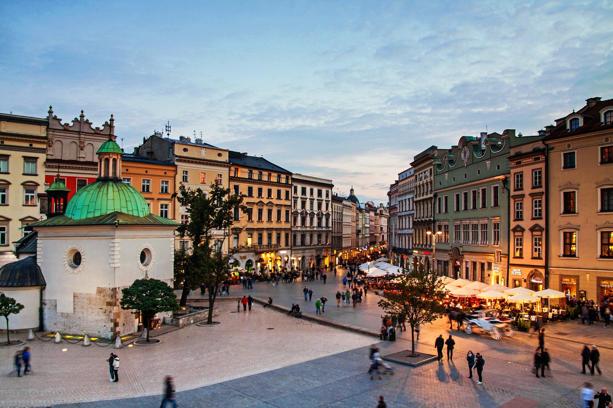 Marktplatz der Stadt