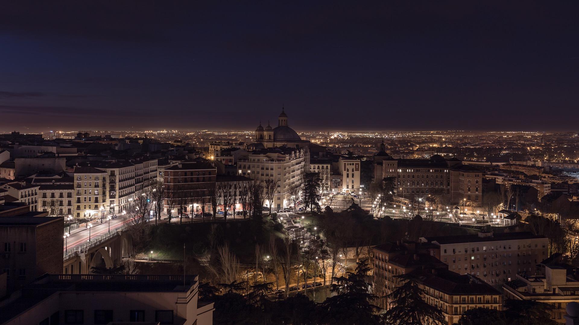 Madrid bei Nacht
