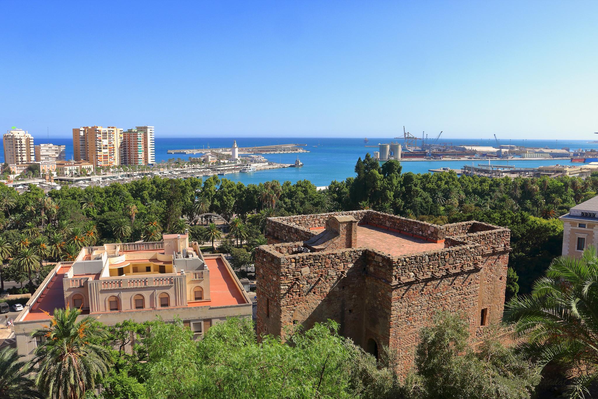 Ausblick von der Alcazaba