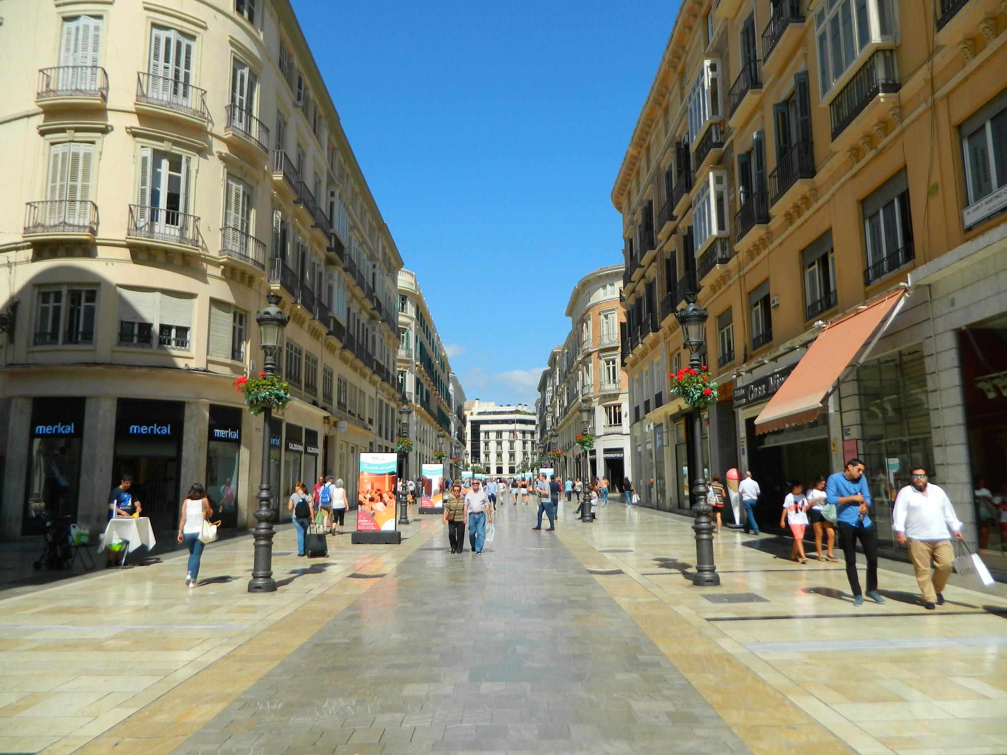 Einkaufsstraße Calle Larios[