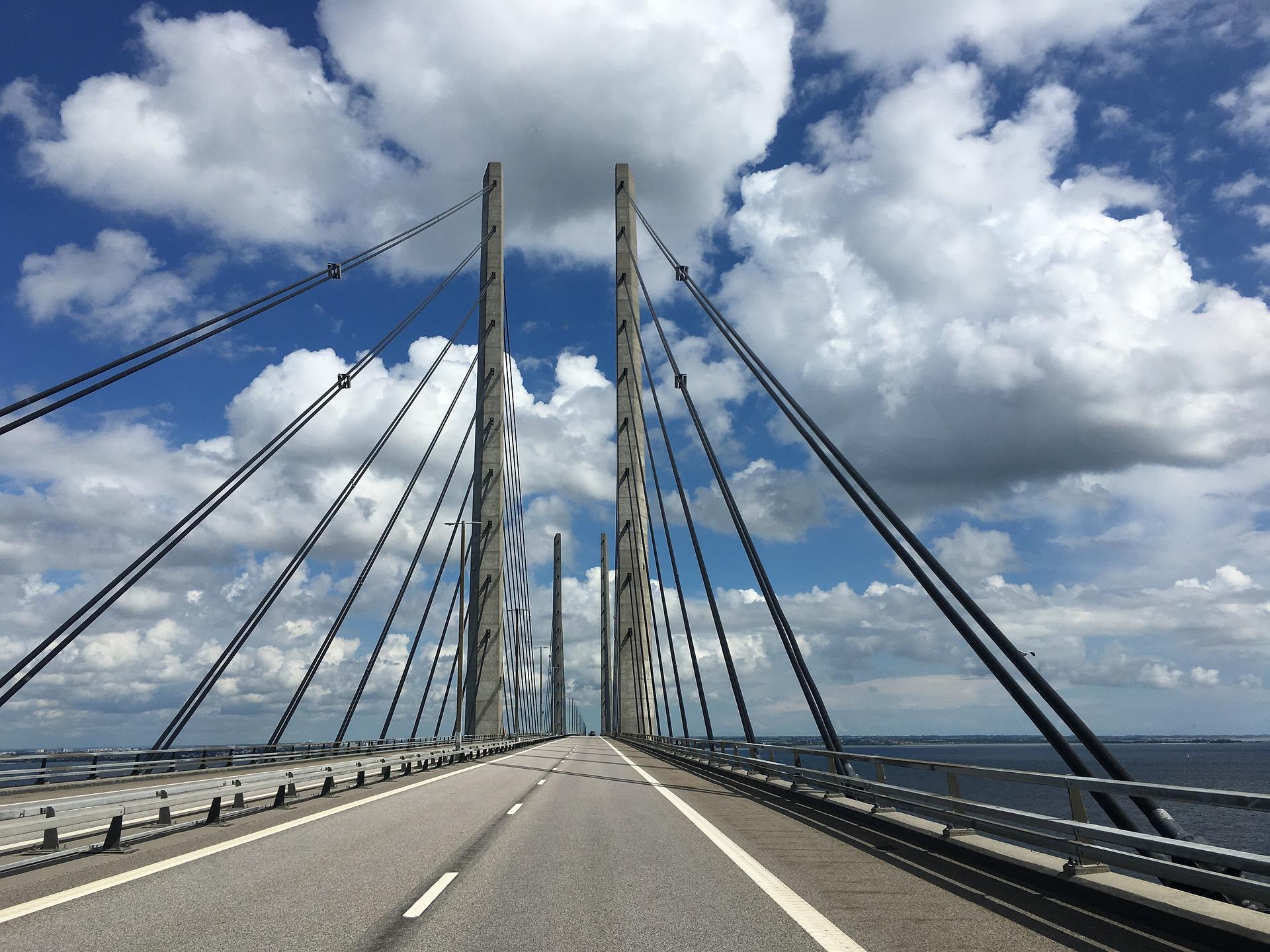 Auf der Öresundbrücke