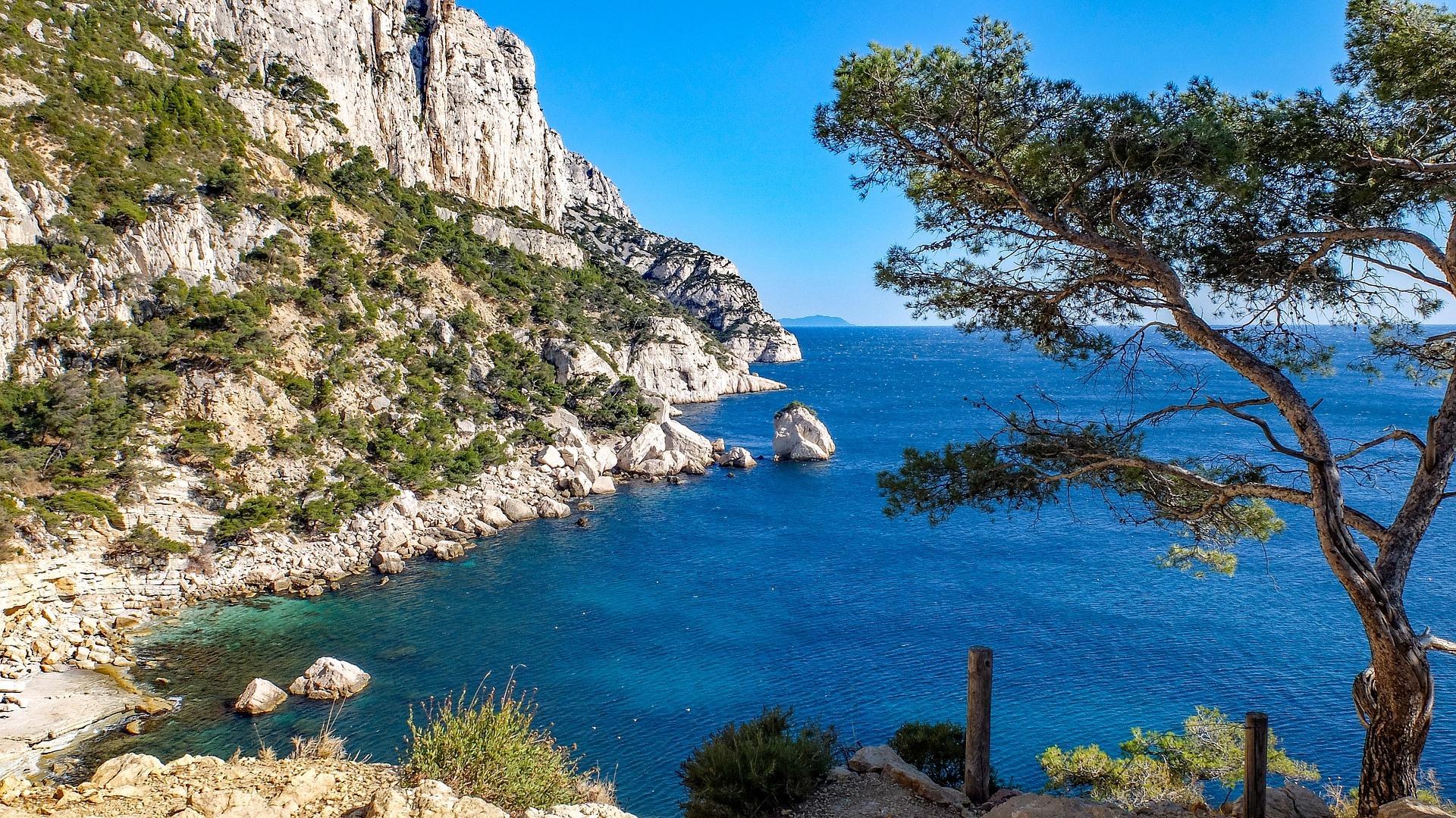 Calanque Küstenabschnitt