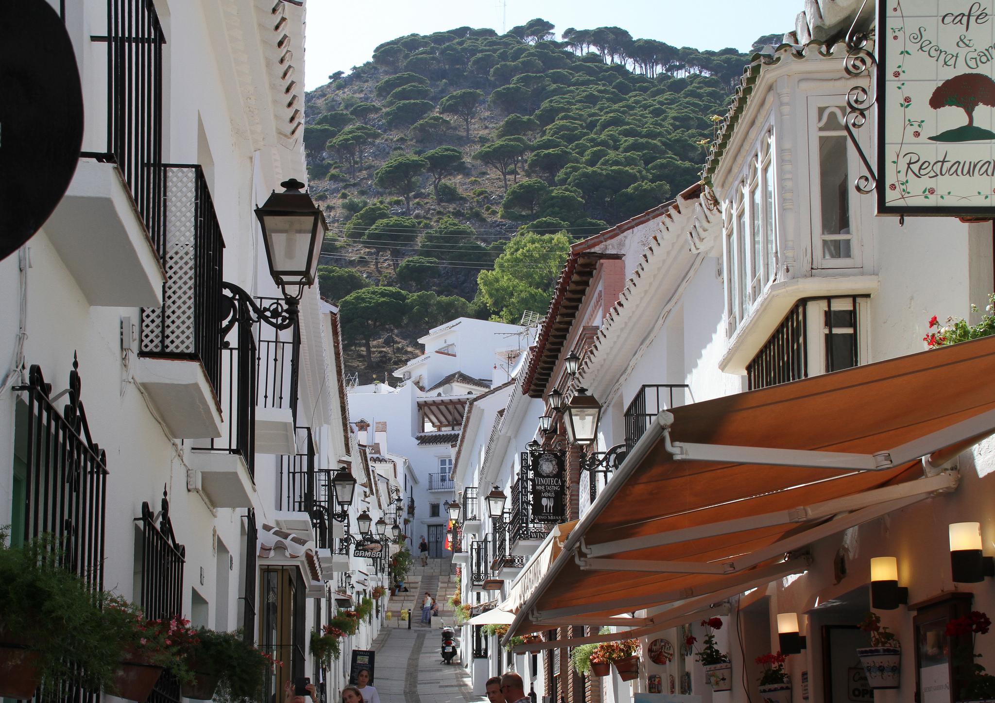 Straße von Mijas