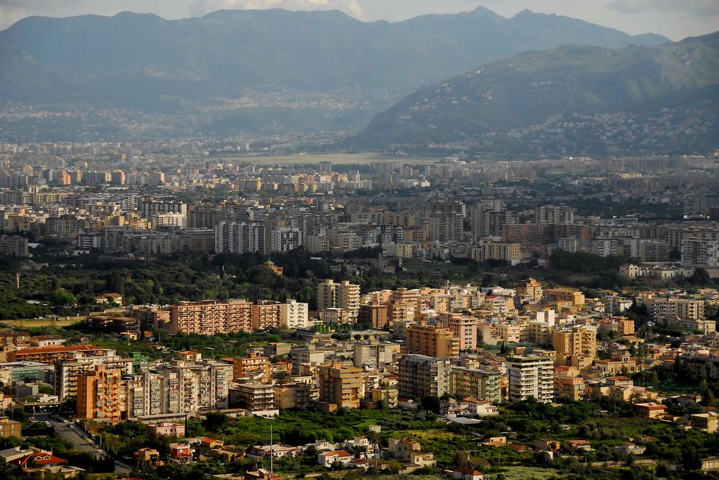 Blick auf Palermo vom Monte Pellegrino