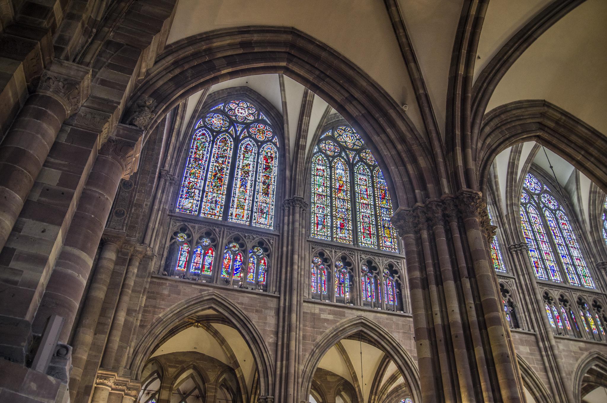 Kirchenfenster des Straßburger Münsters