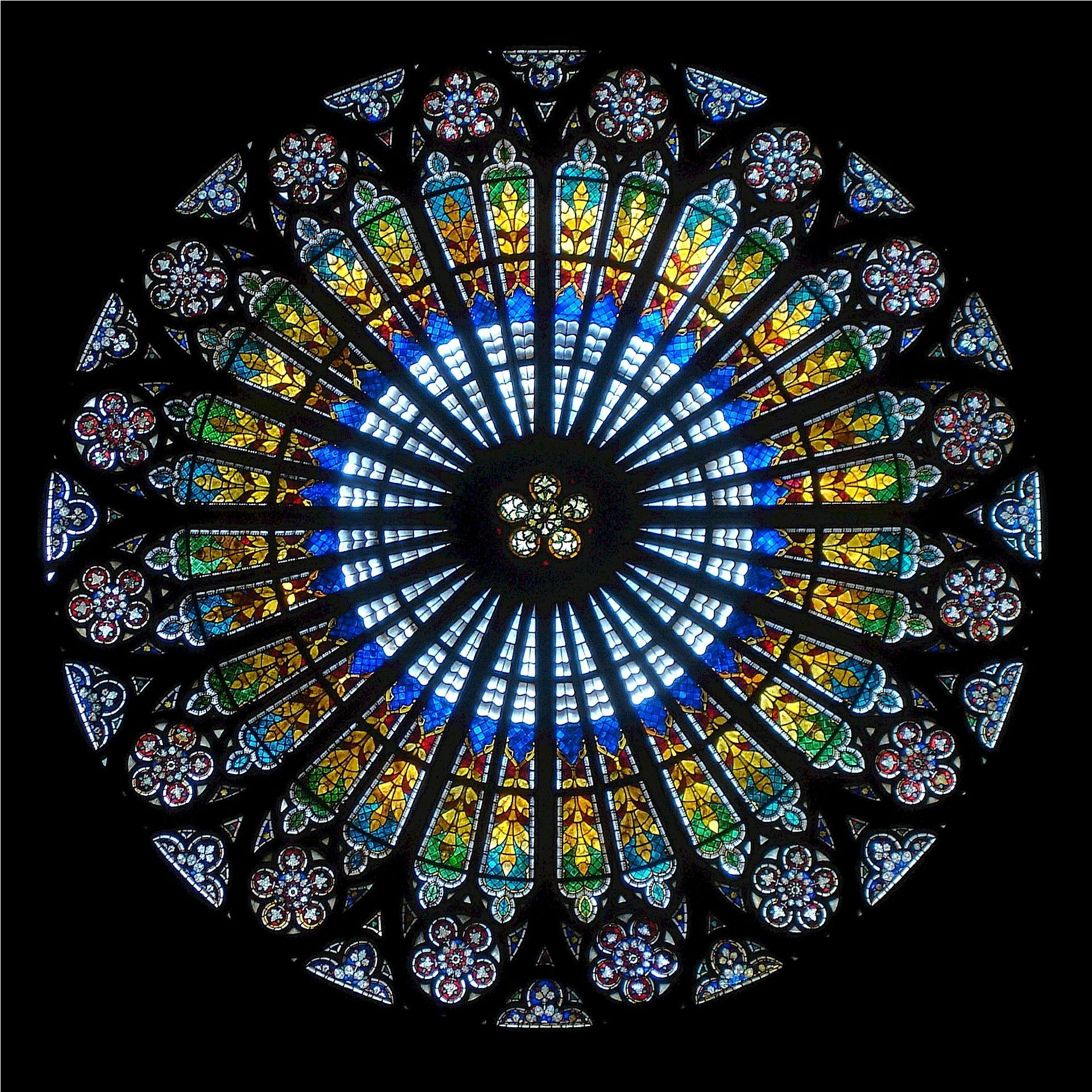 Kirchenfenster des Straßburger Münsters