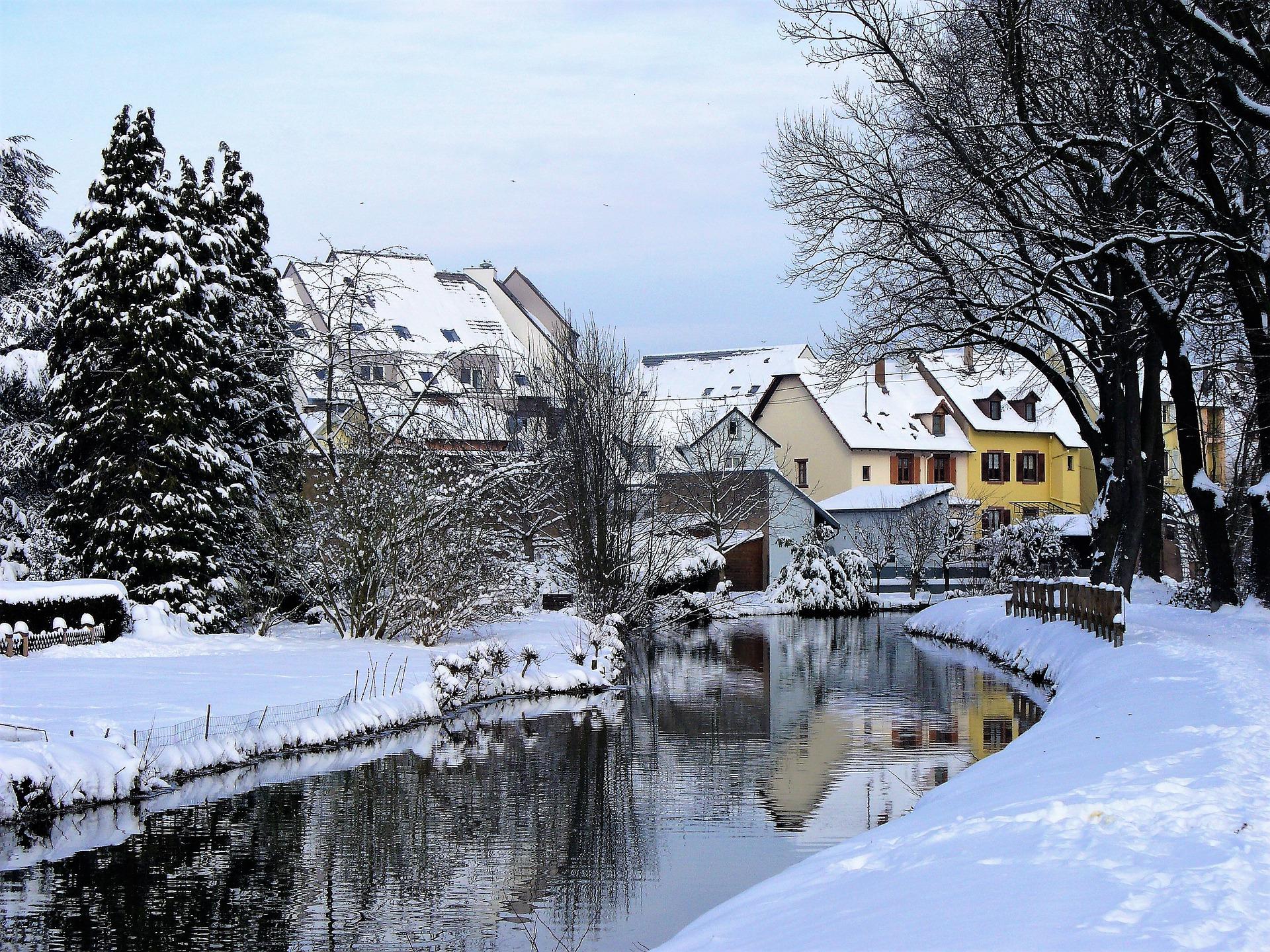 Straßburg im Winter