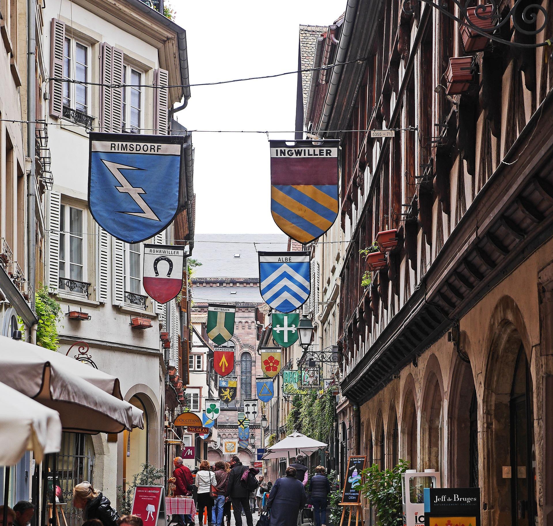 Weingasse in Straßburg