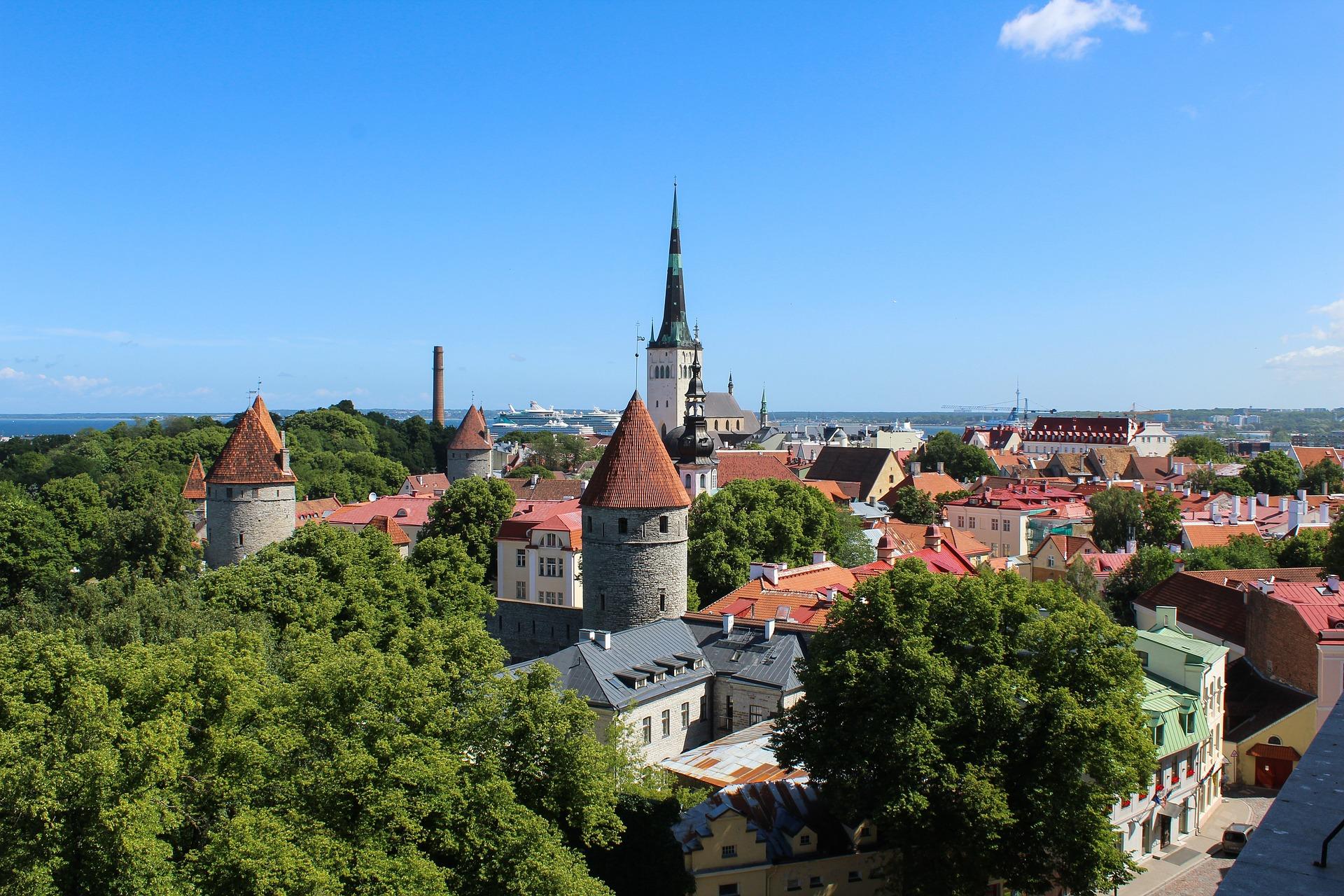 Blick über Tallinn